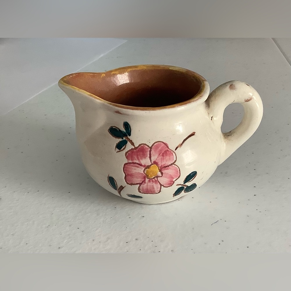Stangl Vintage Pottery Terra Rose Mini Creamer/Pitcher